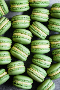 Handcrafted Fresh Gluten-Free Macarons – L’Atelier du Chocolat, Assortment of Raspberry, Lemon, Chocolate, Praline & Vanilla