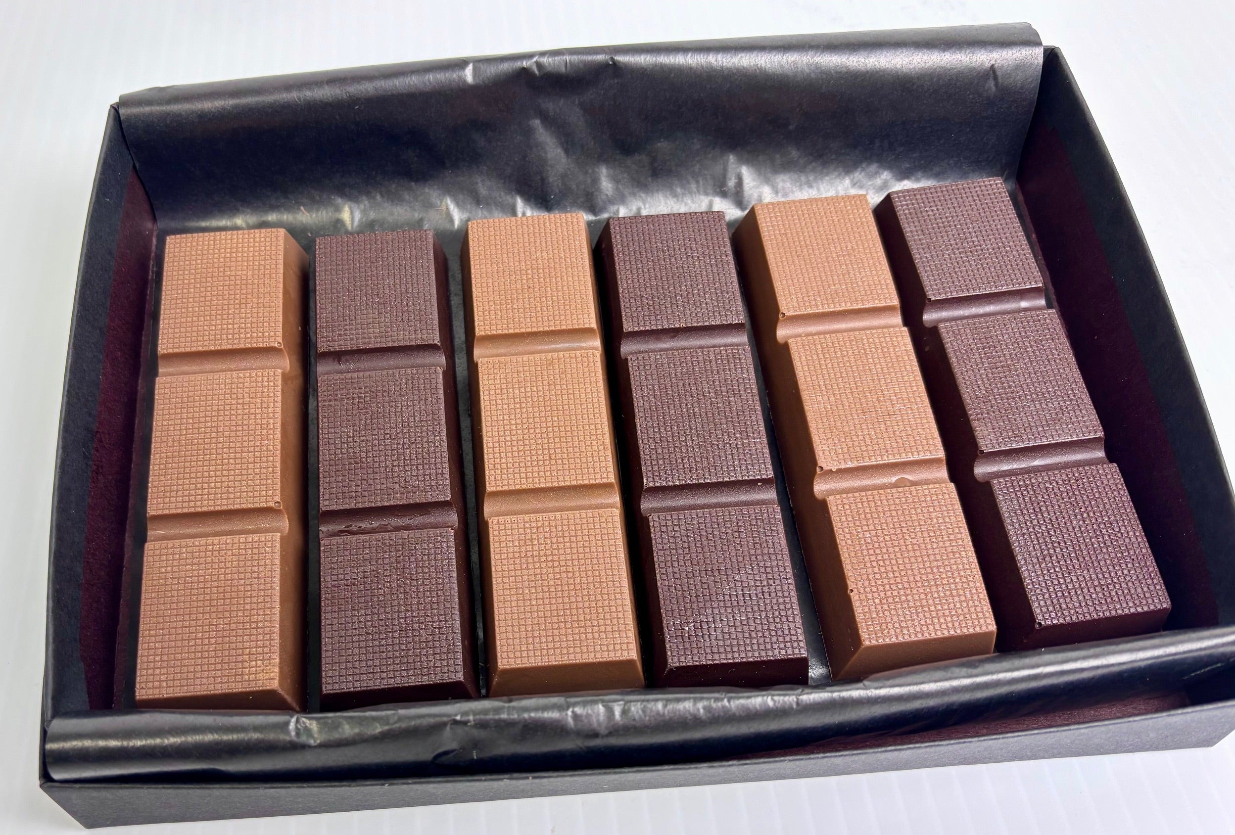 Chocolate bars with Jalapeno Jam filling
