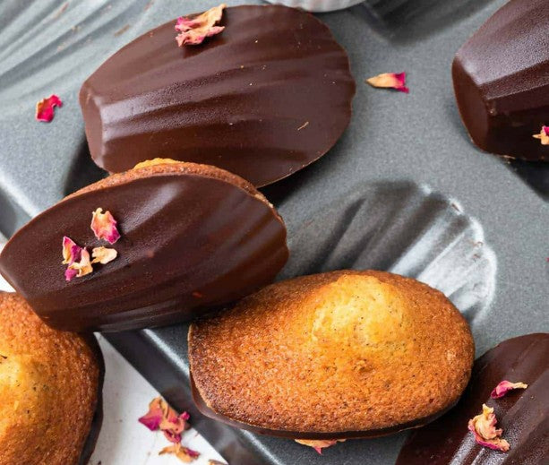 Chocolate Dipped Madeleines Gluten Free - Set of 3